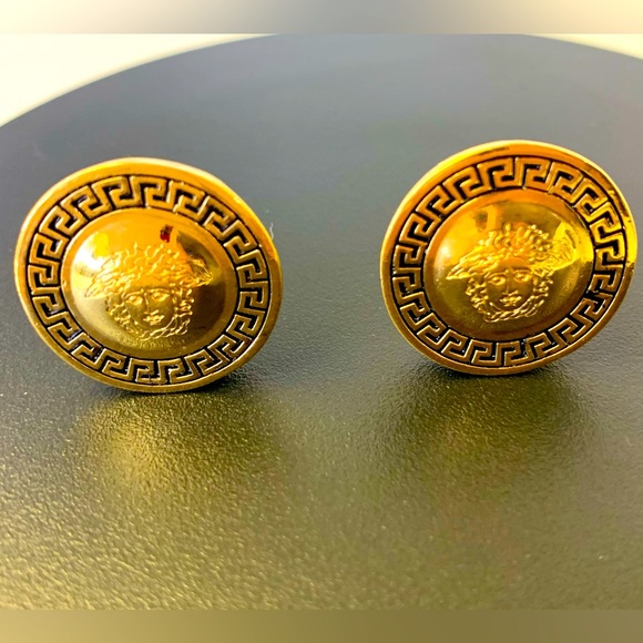 Versace Jewelry - VERSACE Medusa Vintage Clip on Earrings W/COA